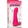 Gem Vibe Collection Curve Rechargeable Silicone G-Spot Vibtator - Pink