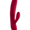 Romp Jazz Rechargeable Silicone Rabbit Vibrator - Red