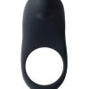 VeDo Rev Silicone Rechargeable Vibrating Cock Ring - Black