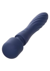 Charisma Mystique Rechargeable Silicone Massager Wand - Blue