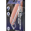 Blue Line Stainless Steel Cock Ring Catheter Urethral Plug