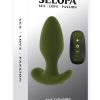 Selopa The Colonel Rechargeable Silicone Anal Plug - Green
