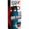 PDX Plus Fuck Flask Private Pleaser Pussy Stroker - Caramel/Blue