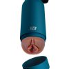 PDX Plus Fuck Flask Private Pleaser Pussy Stroker - Caramel/Blue