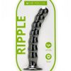 ME YOU US Ripple G-spot Peg 8in - Black