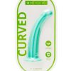 ME YOU US Curved Silicone Dildo 7in - Aqua