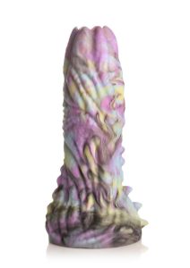 Creature Cocks Dragon Spawn Dragon Ovipositor Silicone Dildo with Eggs - Multicolor