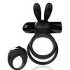 Screaming O Ohare XL Remote Control Rechargeable Silicone Vibrating Cock Ring - Black