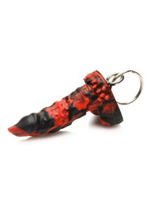 Creature Cocks Fire Demon Keychain - Red/Black