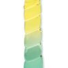 Shades Swirl Dildo with Suction Cup 7.5in - Yellow/Mint Green