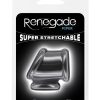Renegade Piper Silicone Ball Strecher Cock Ring - Black
