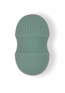 Ovo Earth Mojave Mini Rechargeable Silicone Vibrator - Green