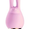 Goddess Diamond Rechargeable Silicone Bunny Tickler - Pink
