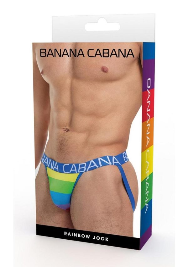 Banana Cabana Jock - Large/XLarge - Rainbow