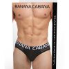 Banana Cabana Sheer Bikini - Small/Medium - Black