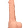 RealRock Skin Realistic Dildo with Balls 8in - Vanilla