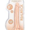 RealRock Skin Realistic Dildo without Balls 8in - Vanilla