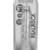 RealRock Crystal Clear Straight No Balls Dildo 9in - Clear