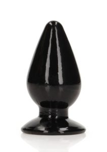 RealRock Crystal Clear Anal Plus 3.5in - Black