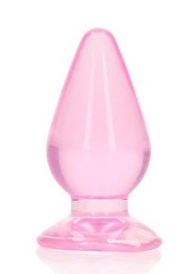 RealRock Crystal Clear Anal Plus 3.5in - Pink