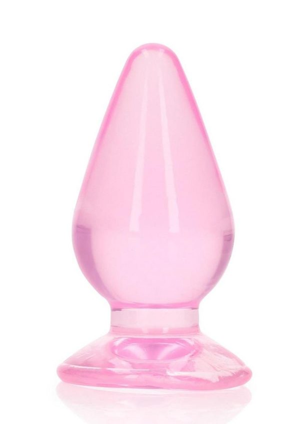 RealRock Crystal Clear Anal Plus 3.5in - Pink