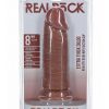 RealRock Ultra Realistic Skin Extra Thick No Balls 8in - Caramel