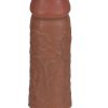 RealRock Ultra Realistic Skin Extra Thick No Balls 8in - Caramel