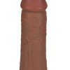 RealRock Ultra Realistic Skin Extra Thick No Balls 10in - Caramel