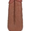RealRock Ultra Realistic Skin Two in One 5in/6in - Caramel