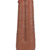RealRock Ultra Realistic Skin Two in One 9in/10in - Caramel