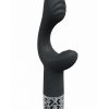 Royal Gems Majestic Rechargeable Silicone Vibrator - Black