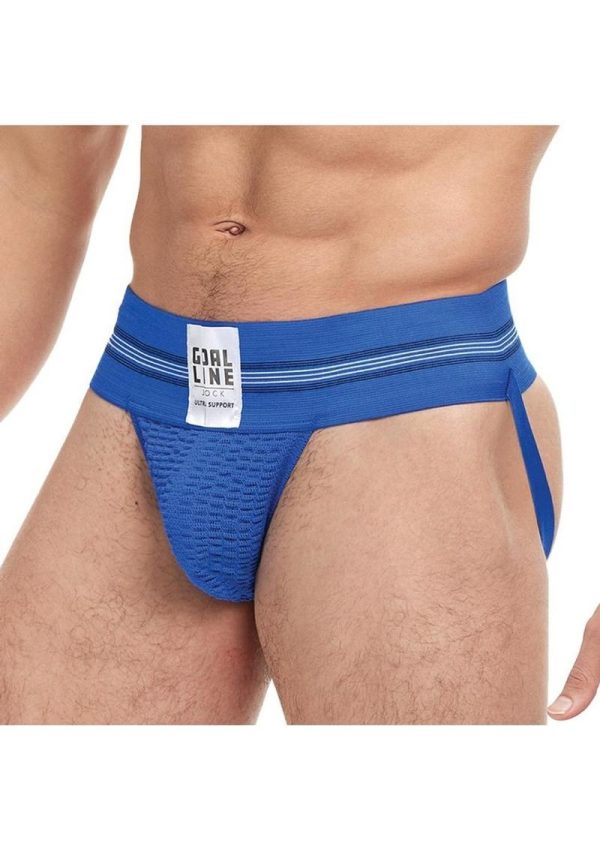 Goal Line Class Jockstrap - Large/XLarge - Blue