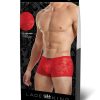 Lace King Lace Boxers - Large/XLarge - Red