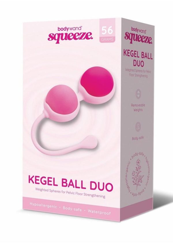 BodyWand Squeeze Kegel Ball Duo Weighted Silicone 56G