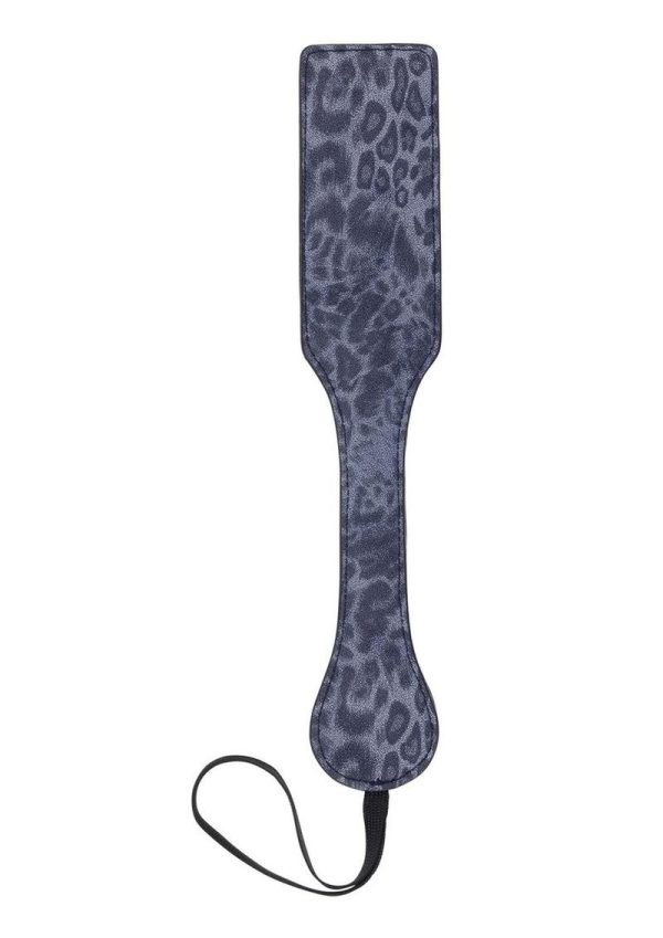 Sex and Mischief Cougar Studded Paddle - Navy/Gold