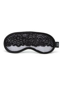 Fifty Shades of Grey Play Nice Satin and Lace Blindfold - Silver/Black