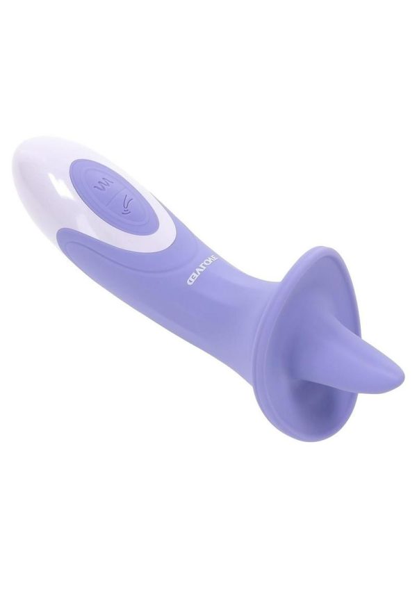 Lix and Kisses Rechargeable Silicone Clitoral Stimulator - Purple