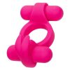 Silicone Rechargeable Rockin` Rabbit Cock Ring - Pink