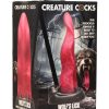 Creature Cocks Wolf`s Lick Wolf Maw Silicone Dildo - Red/Black