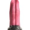 Creature Cocks Wolf`s Lick Wolf Maw Silicone Dildo - Red/Black