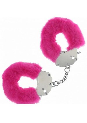 Ouch! Heavy-Duty Fluffy Handcuffs - Pink