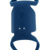 Playboy Jet Pack Rechargeable Silicone Double Ring Penis Vibrator - Blue