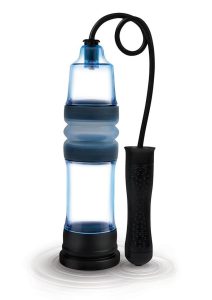 Zolo Aquapump Compact Auto Penis Pump - Black/Blue