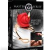 Master Series Burning Passion Rose Candle with Holder - Red/Gold