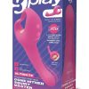 Bodywand G-Play Ultimate Ergonomic Rechargeable Silcone Come Hither Squirt Trainer with Clitoral Stimulator - Pink