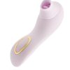Delice Fleur Air Pulsing Vibrator Rechargeable Silicone Clitoral Vibrator - Barely Purple