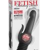 Fetish Fantasy Series Pogo Thruster Rechargeable Silicone Rabbit Vibrator - Black