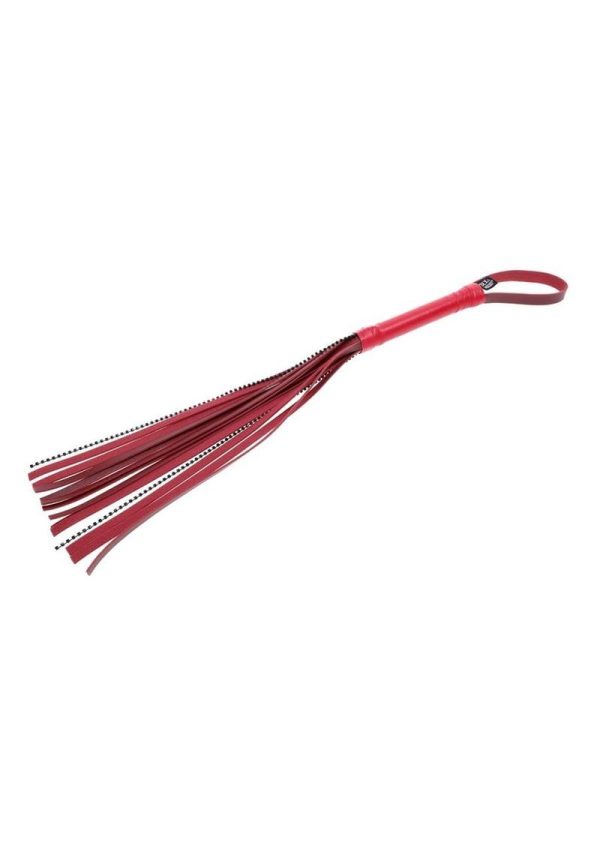 Sex and Mischief Ex`s andamp; Oh`s Crystal Flogger - Red/Black