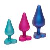 Romp Luster Silicone Anal Plug - Purple/Pink