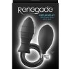 Renegade InflataPlay Silicone Inflatable Anal Plug - Black